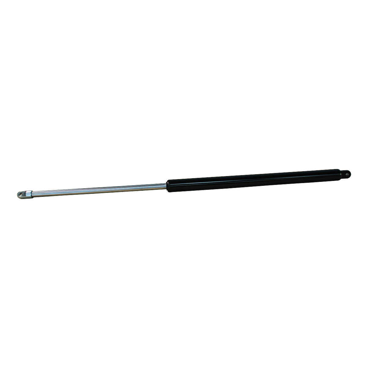 Gasdrukveer-G-14-28-300-750-750-2000N-cilinder-met-2-componenten-lak-gitzwart-RAL-9005 Gasdrukveer (G) 14-28 300 750 750 2000N cilinder | Van Welpen Onderdelen