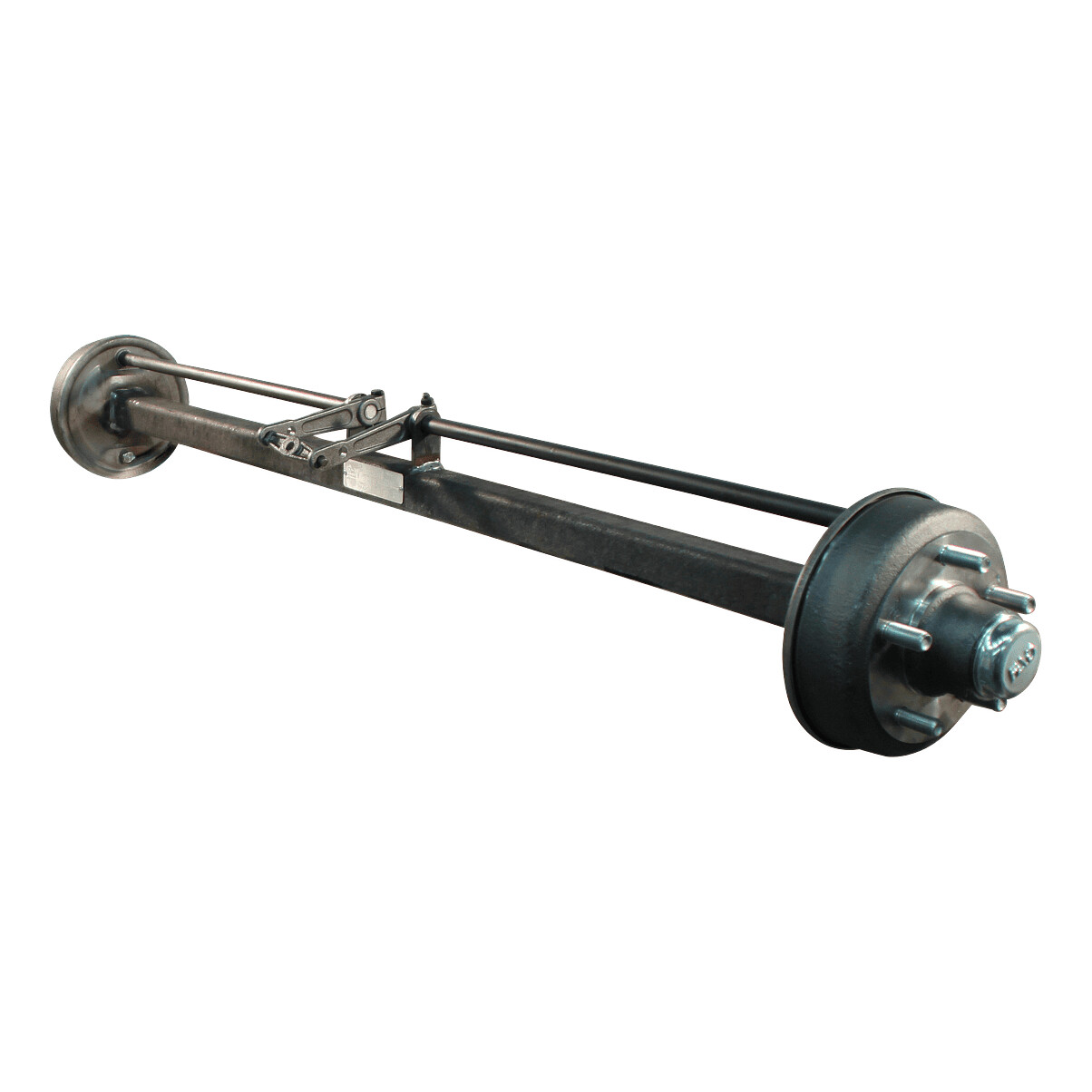 Geremde-landbouw-as-⧄50x1500mm-rem-200Ax40-931405-M16x1.5 Geremde landbouw as FAD, ⧄50x1500mm, rem 200Ax40, 93/140/5 M16x1.5 | Van Welpen Onderdelen