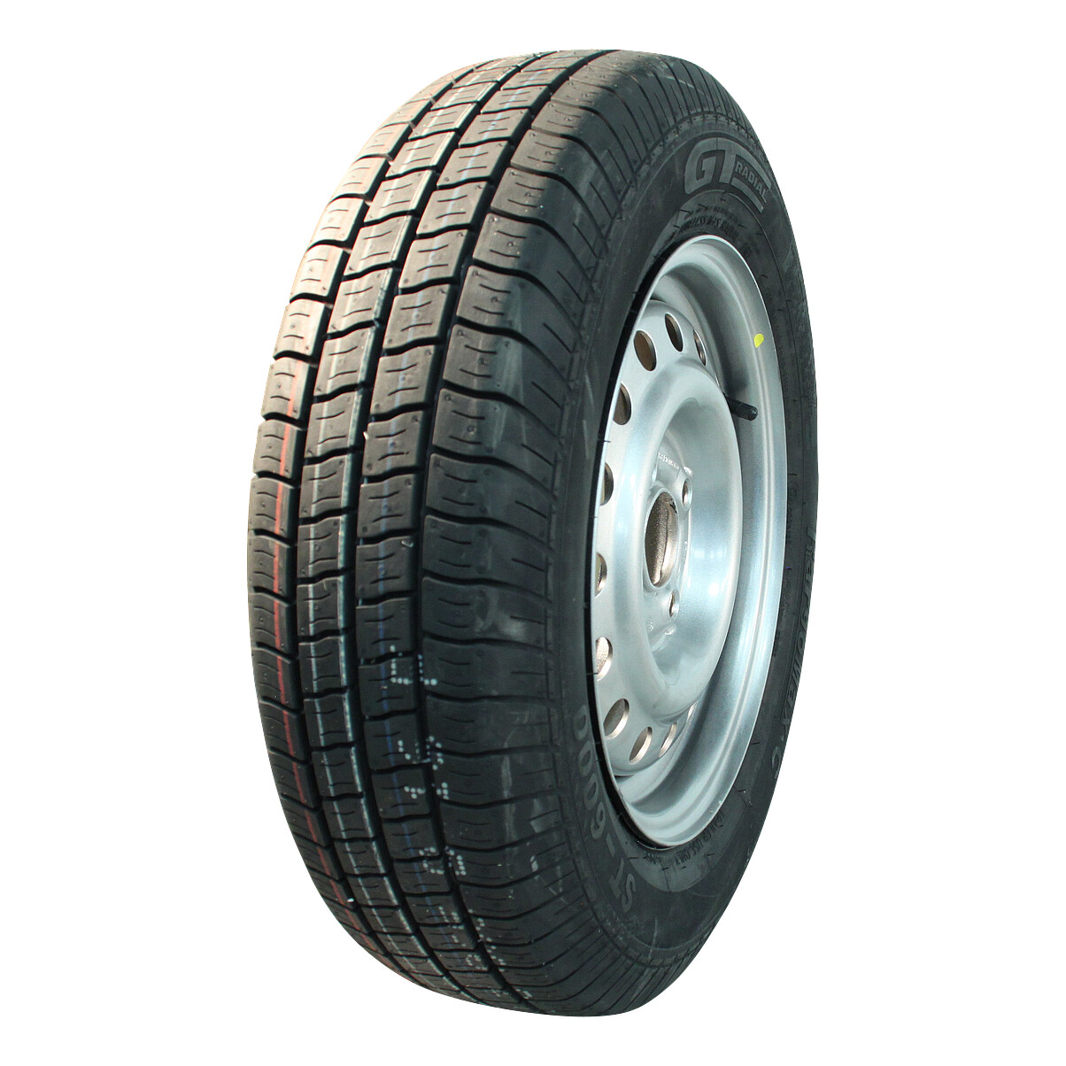 Luchtband-wiel-15580-R13C-Kargomax-ST-6000-MS-4½Jx13H2-ET20-851304-9189-N-staal-zilvergrijs Luchtband + wiel 155 R13C Kargomax ST-6000 M+S + 4½Jx13H2 ET20 85/130/4 91/89 | Van Welpen Onderdelen