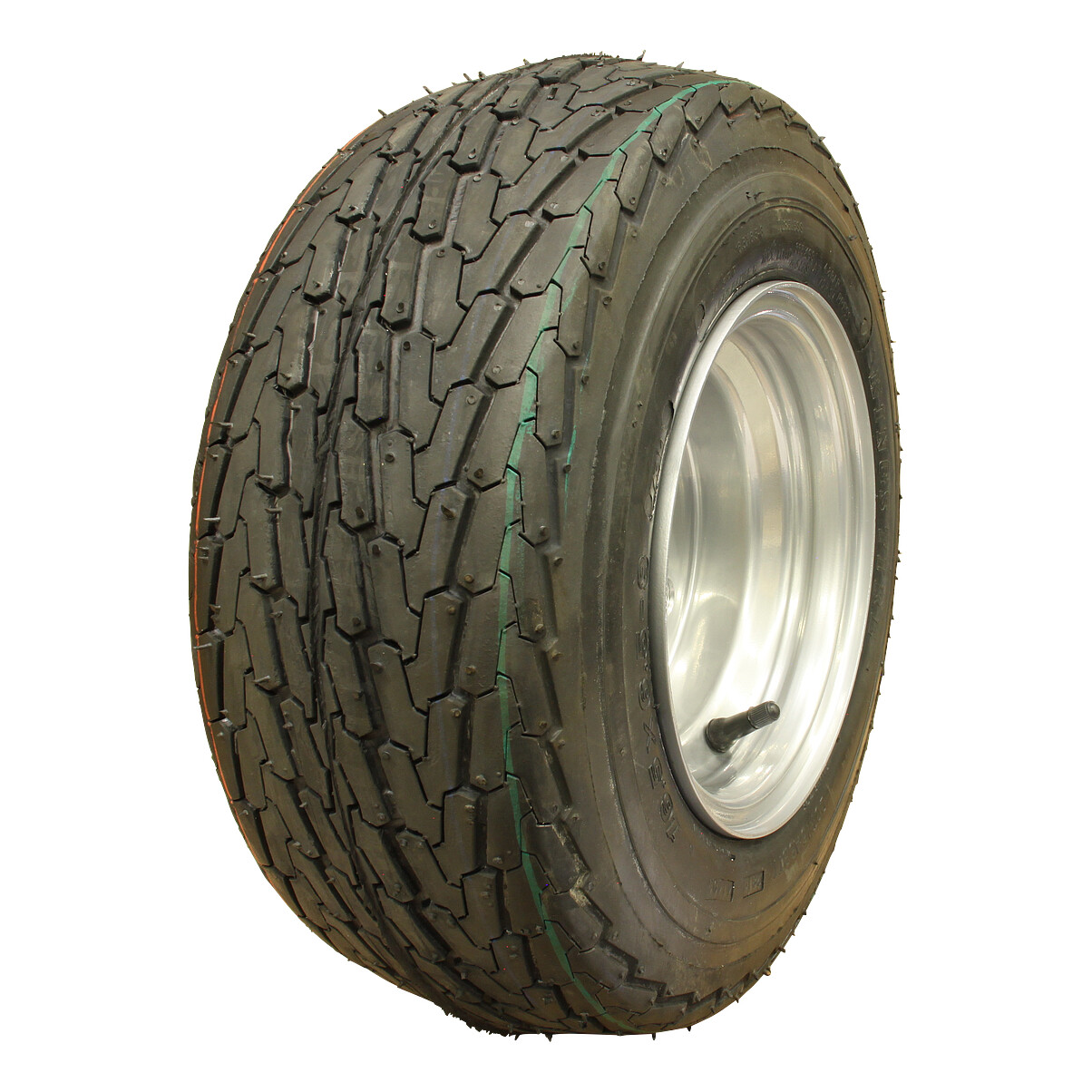 Luchtband-wiel-16.5x6.5-8-KT-705-6PR-5.50x8H2-ET-2-601004-73-M-staal-zilvergrijs Wiel 16.5x6.5-8 + luchtband KT-705 6PR + 5.50x8H2 ET0 60/100/4 73 | Van Welpen Onderdelen