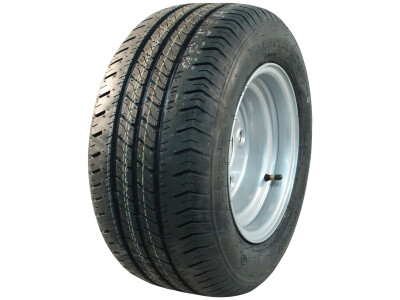 Luchtband + wiel 195/55 R10C R701 M+S + 6.00Ix10H2 ET-4 60/100/4 98/96 N staal grijs
