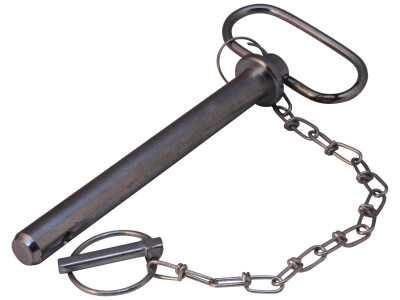 Pen voor gatenbalk met ketting Ø19 110mm