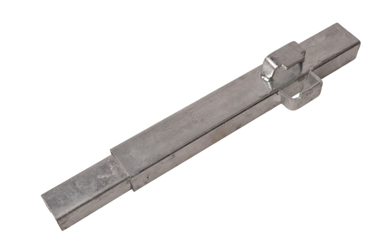 Hoekpaal hoekrong Eduard 30 cm rechtsachter geschroefd 1 hoekrong