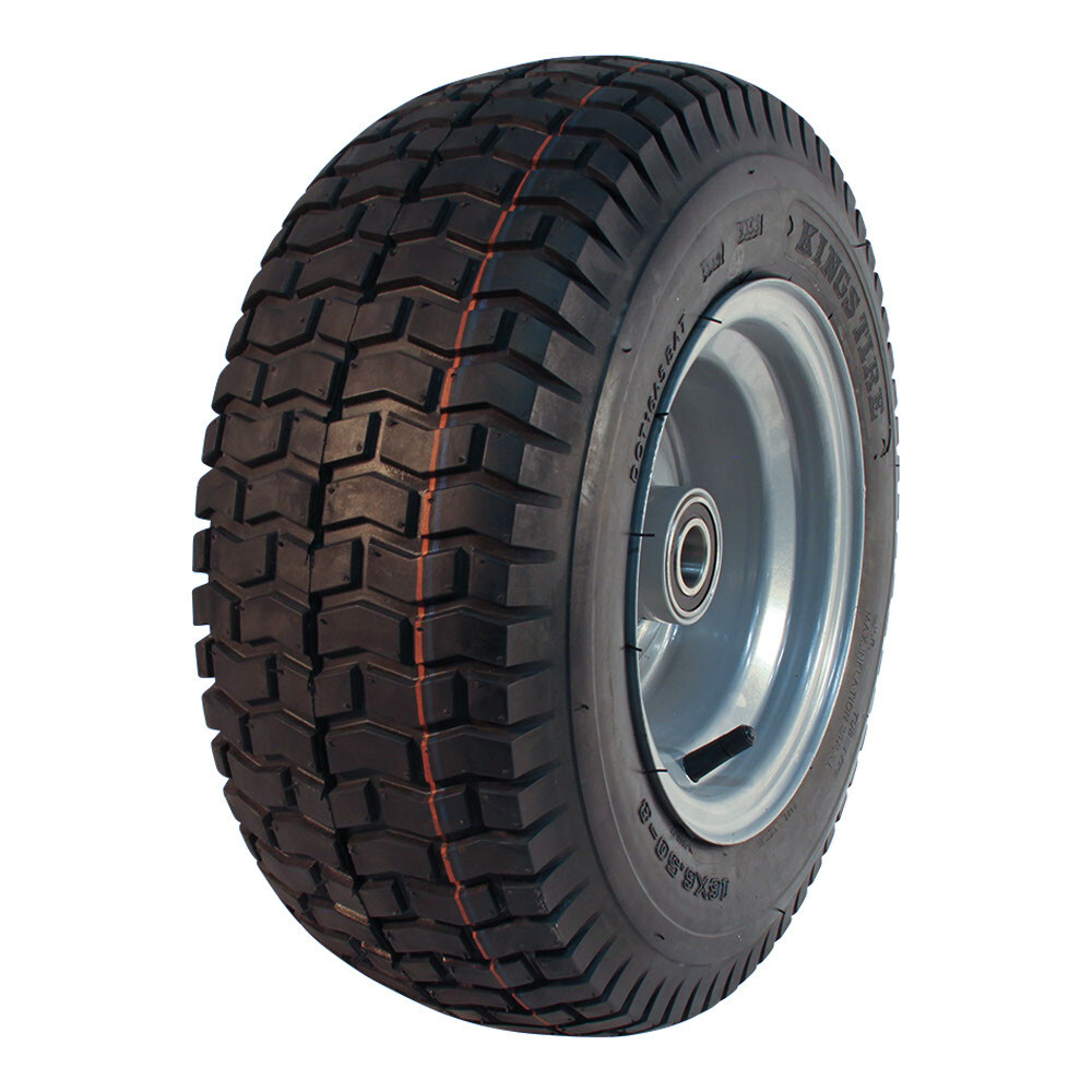 Luchtband-wiel-16x6.50-8-V-3502-4PR-5.50Ax8H2-ET0-NL90-staal-zilvergrijs Luchtband + wiel 16x6.50-8 V-3502 4PR + 5.50Ax8H2 ET0 NL90 staal grijs | Van Welpen Onderdelen