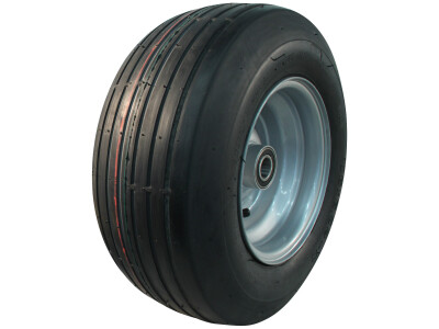 Luchtband + wiel 16x6.50-8 V-3503 6PR + 5.50Bx8H2 ET0 NL100 A3 staal rood