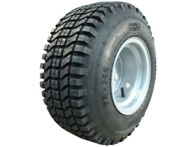 Luchtband + wiel 18x7.00-8 TR-360 6PR + 5.50x8H2 ET0 60/100/4 76 A6 staal grijs