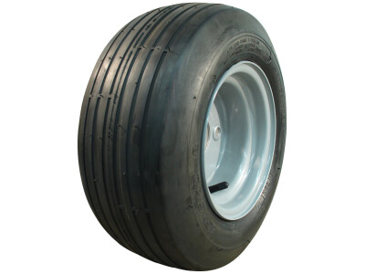 Luchtband + wiel 18x8.50-8 V-3503 4PR + 7.00Bx8H2 ET0 60/100/4 A3 staal grijs