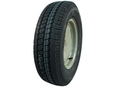 Luchtband + wiel 195 R14C Maxmiler Pro 8PR + 5Jx14H2 ET0 94/140/5 106/104 R staal grijs