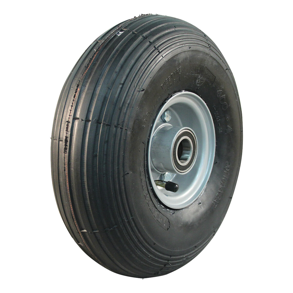 Luchtband-wiel-4.00-4-V-5501-4PR-2.10-4H2-ET0-kogellager-O25-NL75-52-A3-staal-zilvergrijs Luchtband + wiel 4.00-4 V-5501 4PR + 2.10-4H2 ET0 kogellager Ø25 NL75 52 A3 staal grijs | Van Welpen Onderdelen