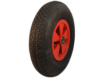 Luchtband + wiel 4.80/4.00-8 V-6635 4PR + 2.50Ax8 NL88 kunststof rood