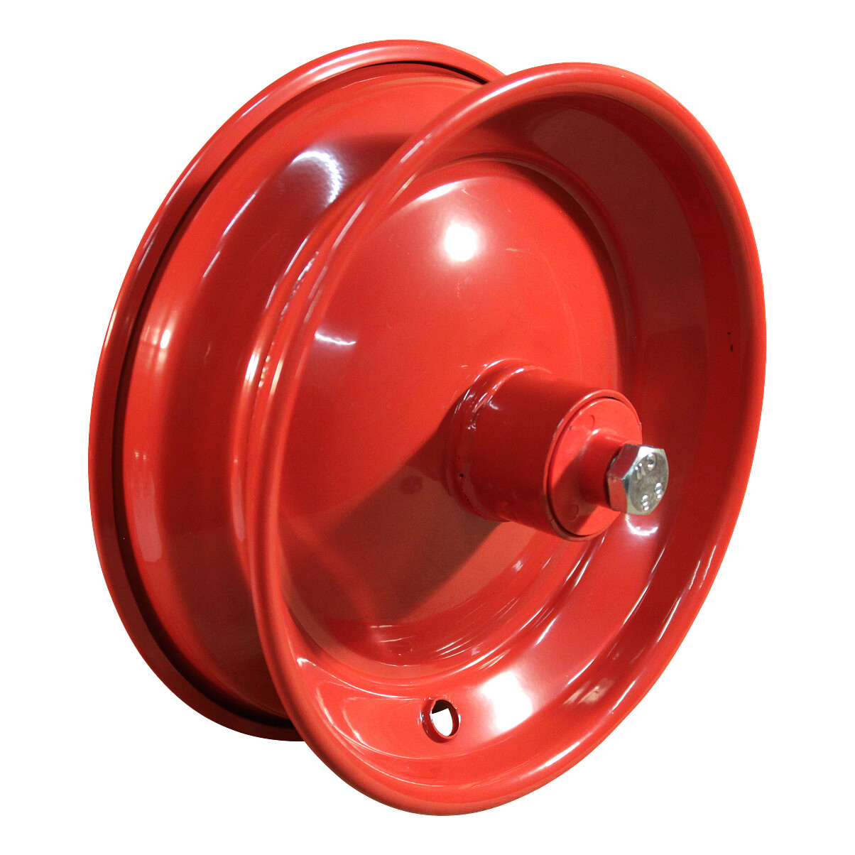 Wiel-2.50Ax8-ET0-ET0-kogellager-O15-kruiwagenas-120mm-staal-rood Wiel 2.50Ax8 ET0 kogellager Ø15 NL96 staal rood | Van Welpen Onderdelen