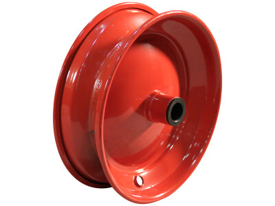 Wiel 2.50Ax8 ETO rollager Ø20 NL75 staal rood