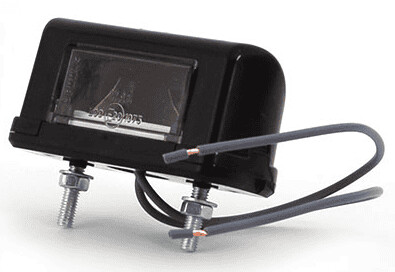 Kentekenlamp-DC-kabel-80cm-2x075mm²-12-24V Kentekenlamp DC kabel 80cm 2x0,75mm² 12-24V | Van Welpen Onderdelen