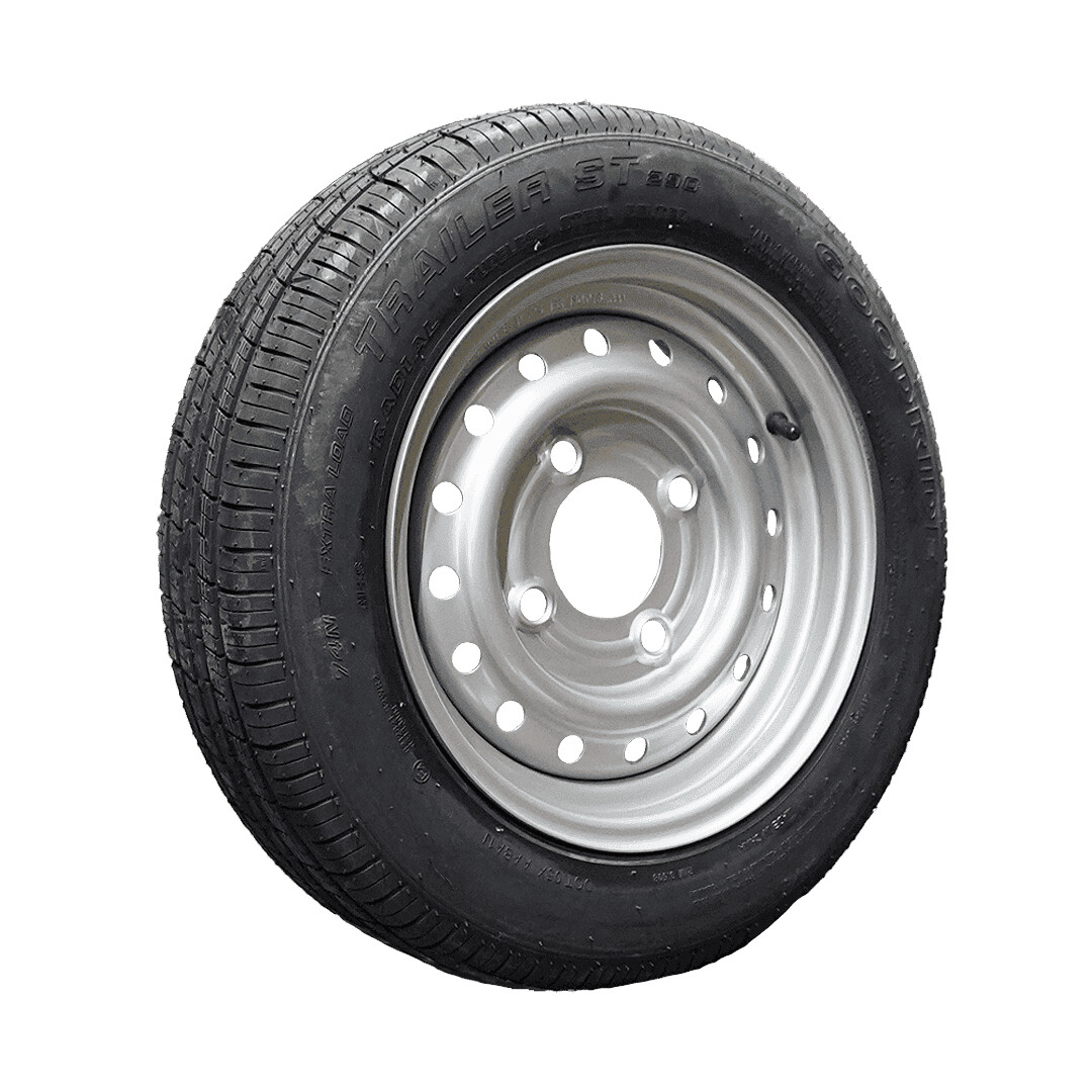 Luchtband-wiel-155-R13C-ST290-4½Jx13H2-ET20-851304-9088-N-staal-grijs Luchtband + wiel 155 R13C ST290 + 4½Jx13H2 ET20 85/130/4 90/88 N staal grijs | Van Welpen Onderdelen
