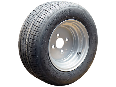 Luchtband + wiel 195/55 R10C ST290 M+S + 6.00Ix10H2 ET-4 60/100/4 98/96 N staal grijs