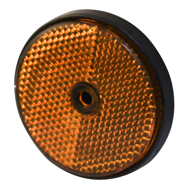 Reflector-O-oranje-opschroefbaar-O61-mm Reflector Ø oranje opschroefbaar Ø61 mm | Van Welpen Onderdelen