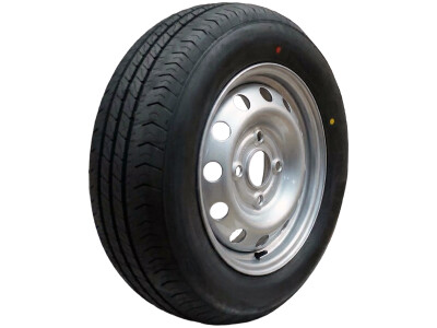 Luchtband + wiel 185/70 R13C R701 M+S + 5Jx13H2 ET30 57/100/4 106/104 N staal grijs