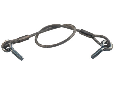Achterbordkabel Ø5 445mm 2x schroefoog M8x30mm