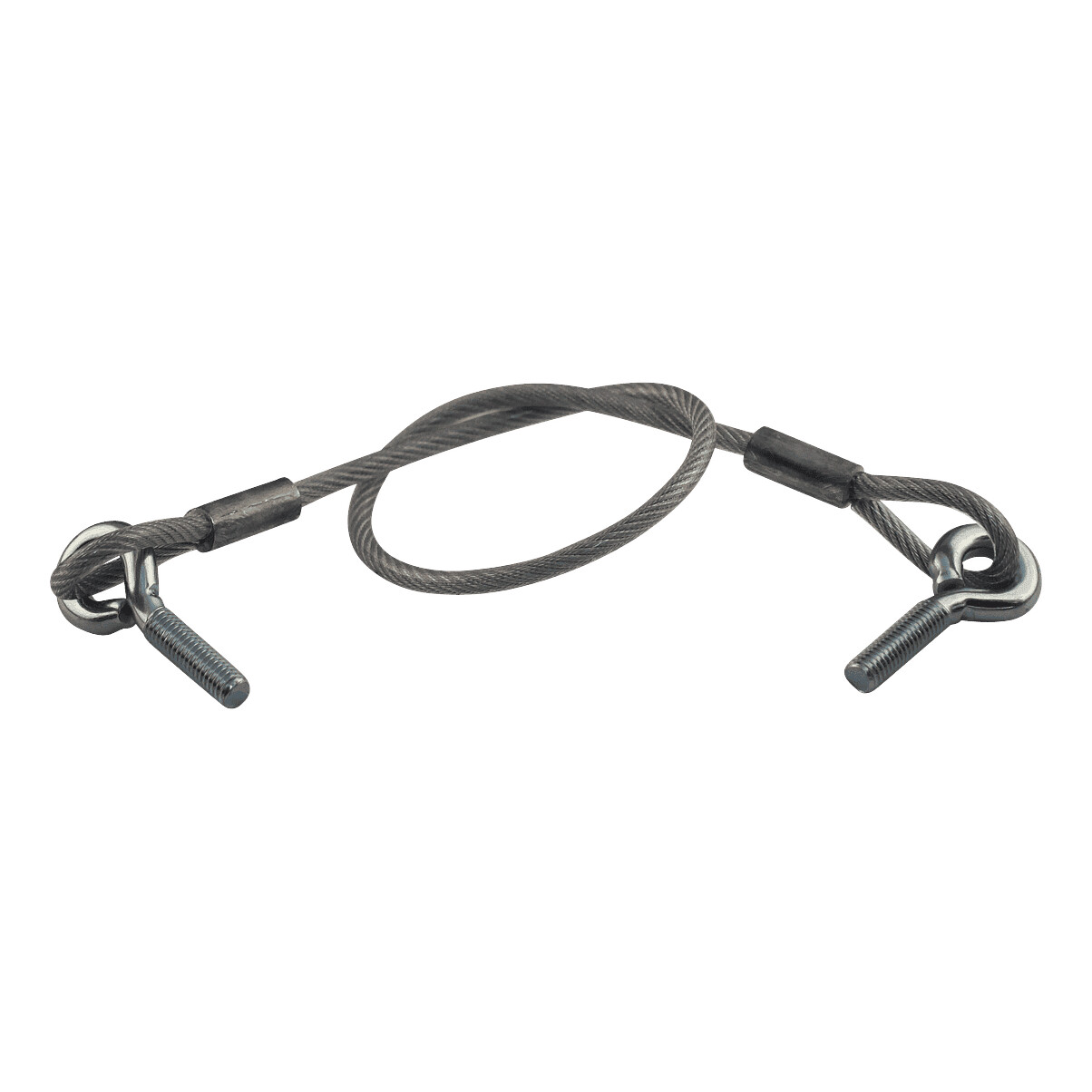 Achterbordkabel-O5-445mm-2x-schroefoog-M8x30mm Achterbordkabel Ø5 445mm 2x schroefoog M8x30mm | Van Welpen Onderdelen