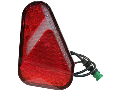 Achterlicht LED Earpoint LED 12-24V rechts 0.8m kabel 7 x 1mm² 8p bajonet groen