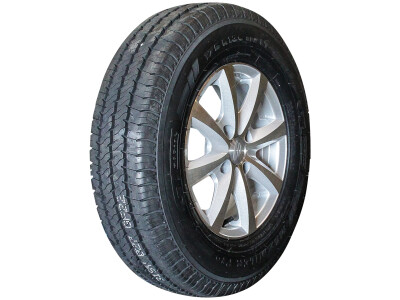 Luchtband + wiel 175 R13C Maxmiler Pro 8PR + 5Jx13H2 ET30 57/100/4 97/95 R lichtmetaal zilvergrijs
