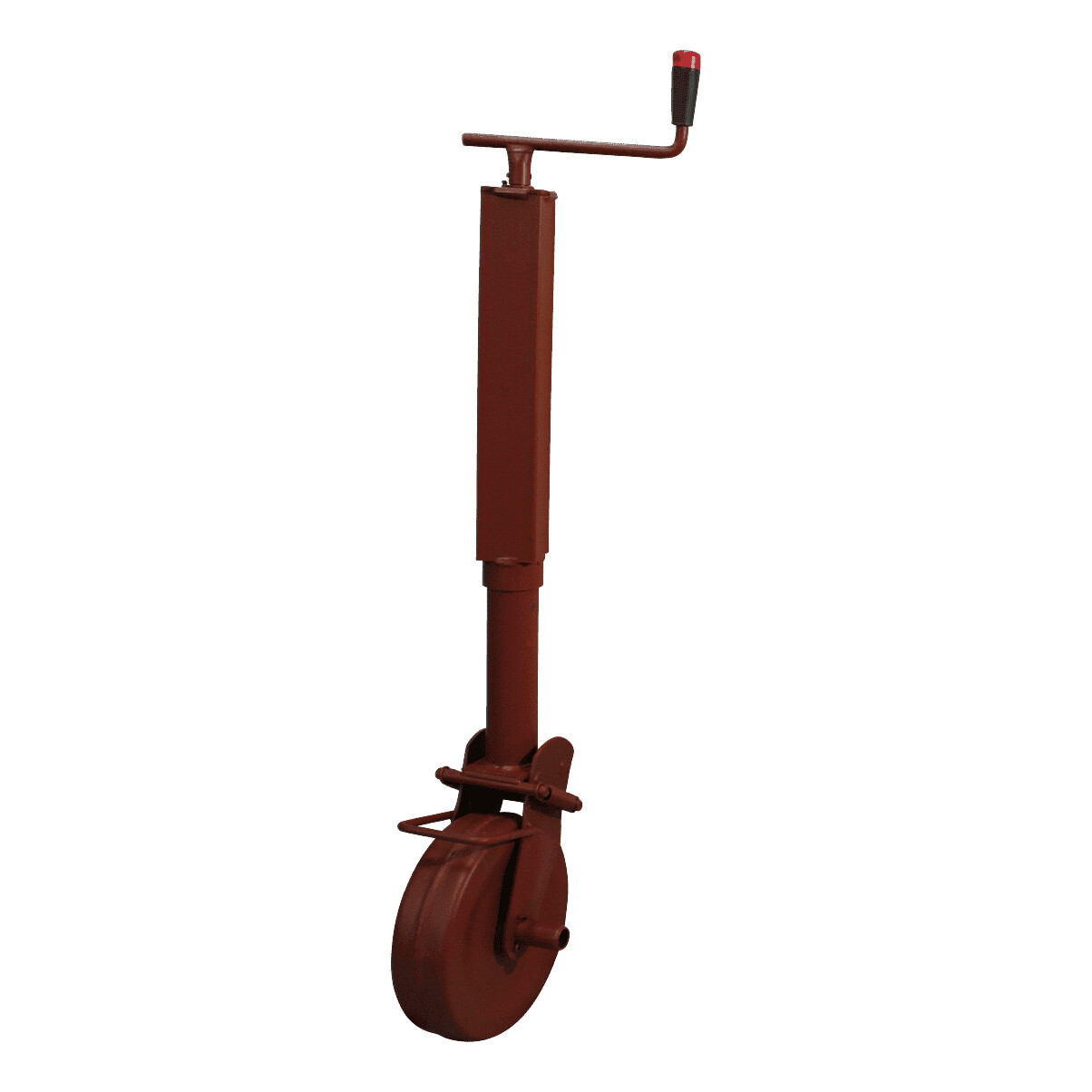 Steunwiel-halfautomatisch-opklapbaar-d.m.v.-zware-veren-⧄70-stalen-wiel-1000kg-gemenied Steunwiel , halfautomatisch opklapbaar d.m.v. zware veren , ⧄70 stalen wiel 1000kg gemenied | Van Welpen Onderdelen