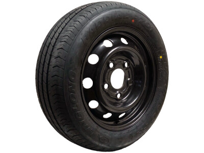 Luchtband + wiel 185/70 R13C R701 M+S + 6Jx13H2 ET30 67/112/5 106/104 N staal zwart