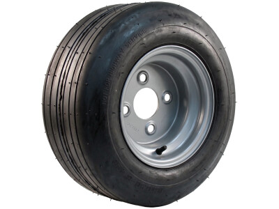 Luchtband + wiel 18x8.50-8 (220/60-8) Multi Trac c/s 8PR + 7.00Bx8H2 ET-2 60/100/4 89 A4 staal zilvergrijs