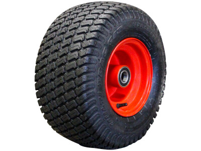 Luchtband + wiel 18x8.50-8 (220/60-8) Multi Trac c/s 8PR + 7.00Bx8H2 ET0 NL150 89 A4 staal rood