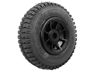 Luchtband + wiel 2.50-4 V-6606 2PR 2.10x4 (260x85) rollager Ø20 NL50 kunststof PP zwart
