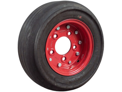 Luchtband + wiel 20.5x6.75-10 non fly / vliegtuigband gebruikt + 5.50F-10 5.50F-10 ET0 ET0 94/140/5 94/140/5 staal rood