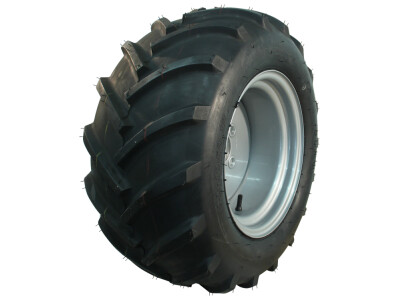 Luchtband + wiel 23x10.50-12 HF-255 4PR + 7.00Ix12H2 ET10 66,5/112/5 A8 staal zilvergrijs rechts