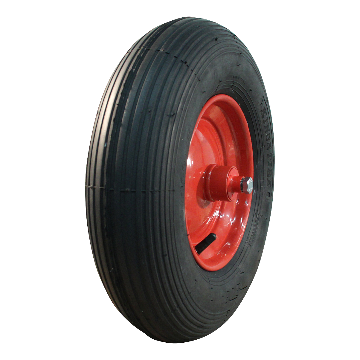 Luchtband-wiel-4.804.00-8-S-2301-4PR-2.50Ax8-ET0-kruiwagenas-200mm-staal-rood Luchtband + wiel 4.80/4.00-8 S-2301 4PR + 2.50Ax8 ET0 kruiwagenas 200mm staal rood | Van Welpen Onderdelen