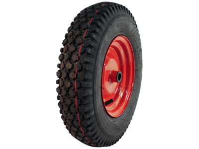 Luchtband + wiel 4.80/4.00-8 V-6602 6PR + 2.50Ax8H2 ET0 rollager Ø20 NL69 70 N staal, rood,