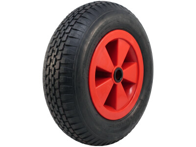 Luchtband + wiel 4.80/4.00-8 V-6635 4PR + 2.50Ax8 NL75 kunststof rood
