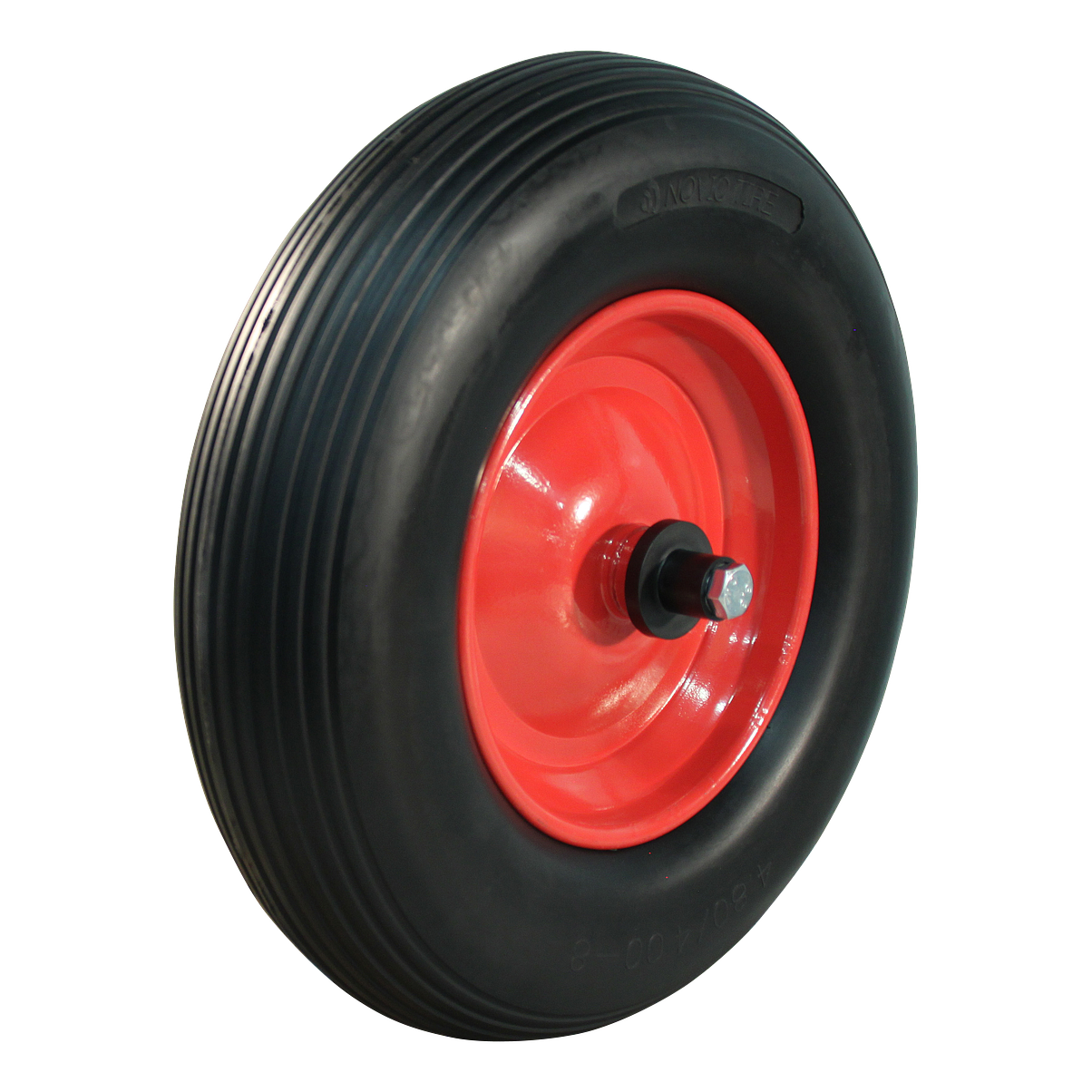 PU-band-wiel-4.00x8-lijn-2.50Ax8-rollager-O20-NL75-staal-rood-retail PU band + wiel 4.00x8 lijn + 2.50Ax8 rollager Ø20 NL75 staal rood - retail | Van Welpen Onderdelen