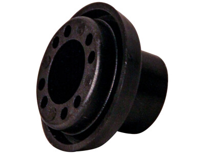 T-stopper Ø25 Ø20,2 45mm PA, gitzwart RAL 9005