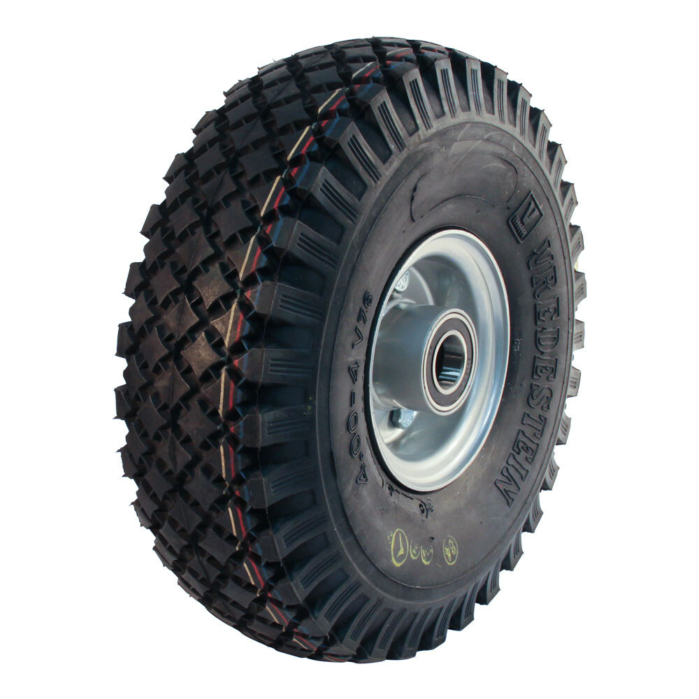 Luchtband-wiel-4.00-4-V-76-extra-6PR-2.10-4H2-ET0-kogellager-O25-NL75-A6-staal-zilvergrijs Luchtband + wiel 4.00-4 V-76 extra 6PR + 2.10-4H2 ET0 kogellager Ø25 NL75 A6 staal zilvergrijs | Van Welpen Onderdelen