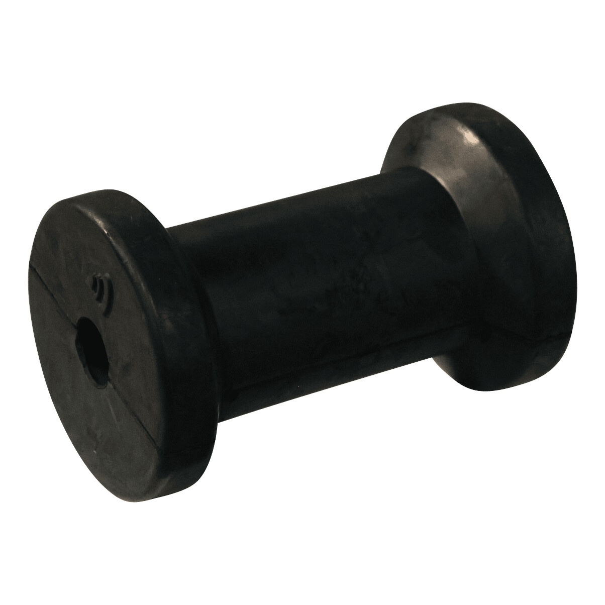 07108fb20a5e57b4dd976b47705f1d50 Kielrol rubber zwart Ø77mm 121mm Ø17 | Van Welpen Onderdelen