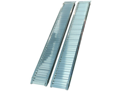 Set oprijplaten recht aluminium 2500x300