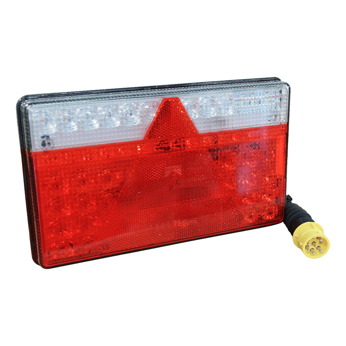 1b2e7e92e582afb582109c2a44c75eb1 Achterlicht LED Aspöck Multiled II links 0.5m kabel, 8 x 1mm² 8p bajonet geel | Van Welpen Onderdelen