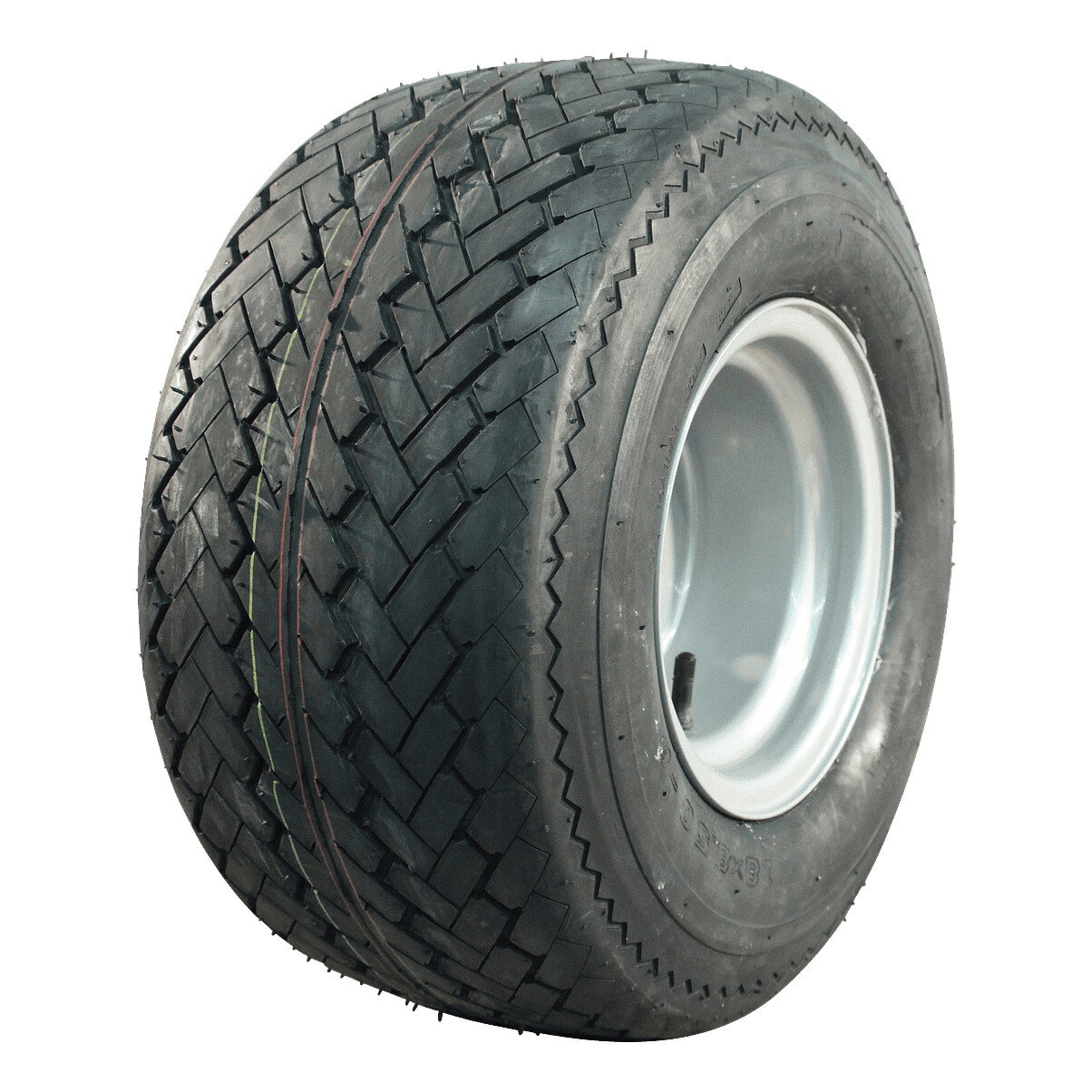 1b80825f5612e11e3a98e5e5a1664bc1 Luchtband + wiel 18x8.50-8 V-3504 6PR + 7.00Bx8H2 ET0 60/100/4 A4 staal grijs | Van Welpen Onderdelen