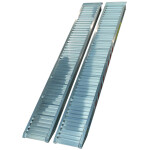 Set oprijplaten recht aluminium 2444x300 haak