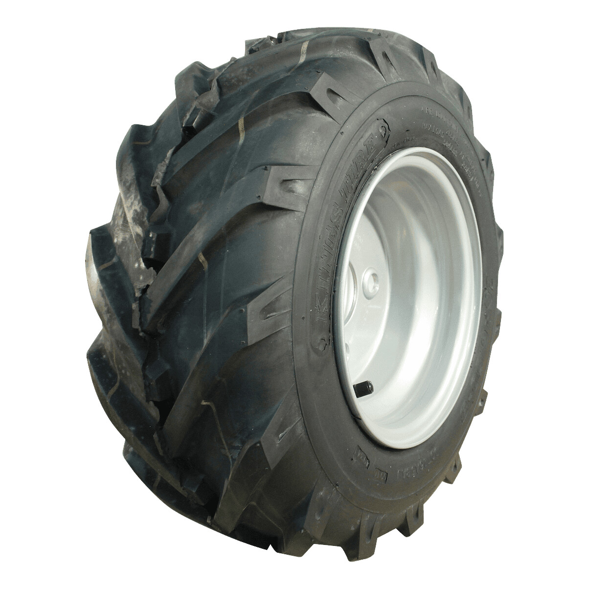 2a6d4819f38572c394dfb15fcc081ac4 Luchtband + wiel 16x6.50-8 V-8501 4PR + 5.50x8H2 ET0 60/100/4 64 A4 staal grijs links | Van Welpen Onderdelen