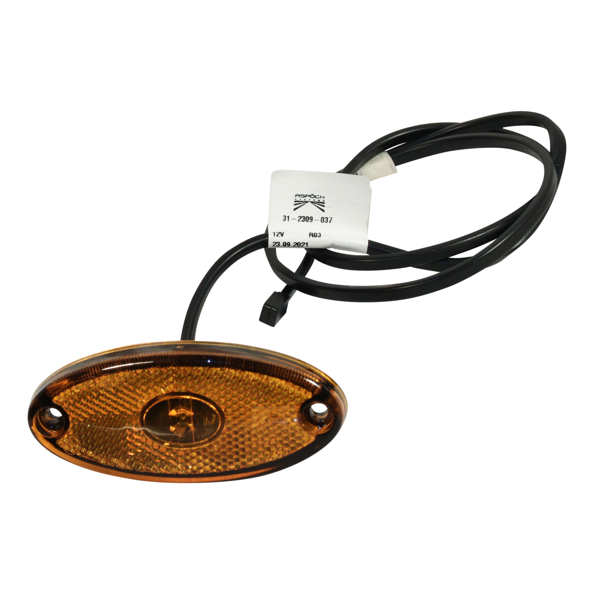 2c278ab213c07240fba1bb4f081f3384 Zijmarkeringslamp Flatpoint II led DC kabel 1000mm | Van Welpen Onderdelen