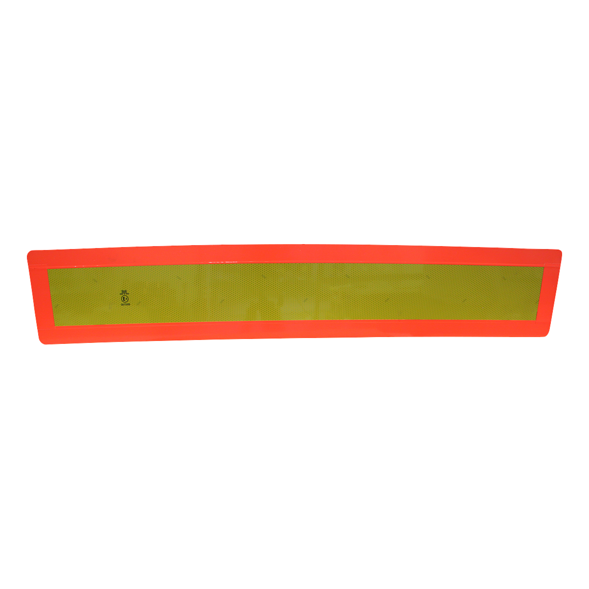 32143c3f2a4b2ef0e10432faa4899e60 Markeringsbord opleggers >3500kg 1132mm x 197mm geel met rode rand