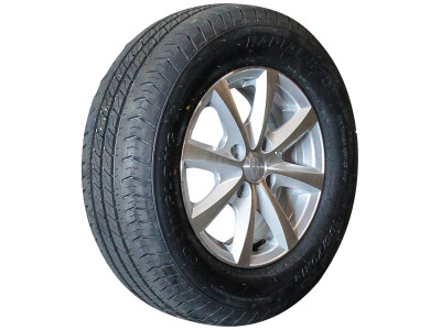 Luchtband + wiel 185/70 R13 R701 M+S + 5Jx13H2 ET30 57/100/4 86 N lichtmetaal grijs