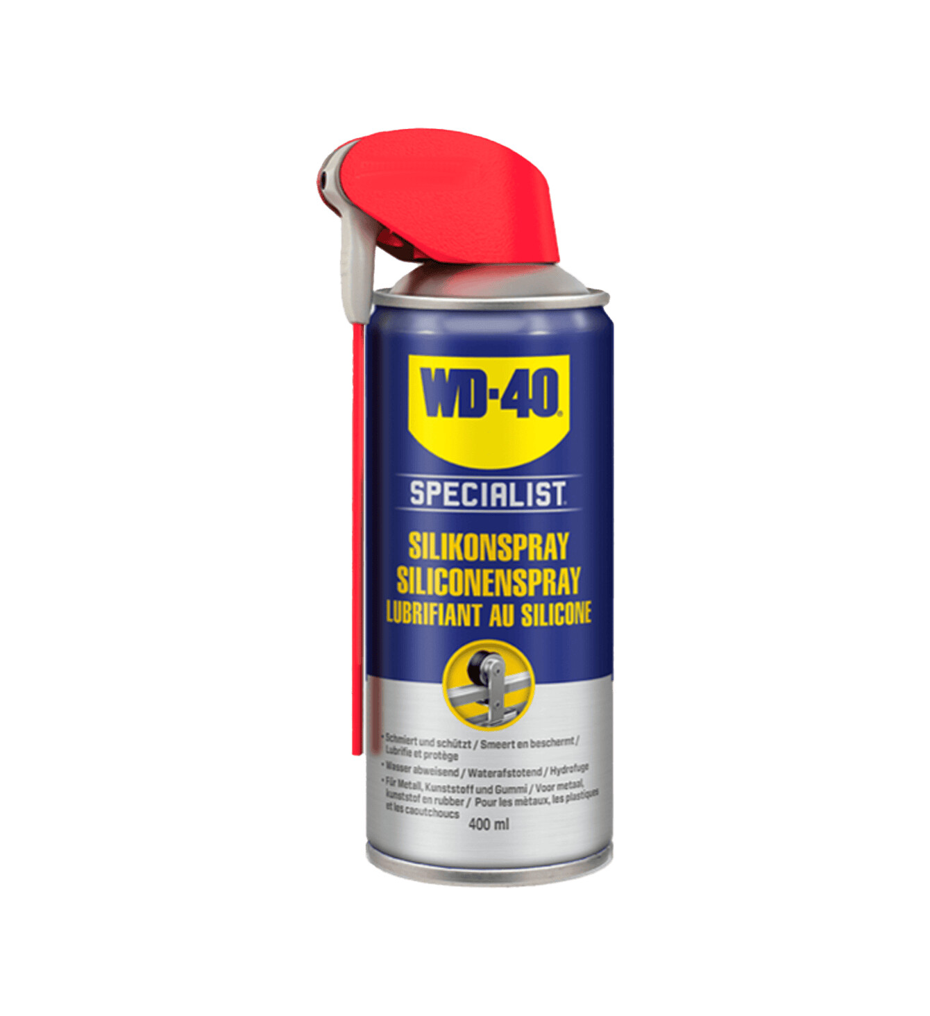 421227f571887283de38150c613a9afe WD-40 "specialist" siliconenspray 400ml | Van Welpen Onderdelen