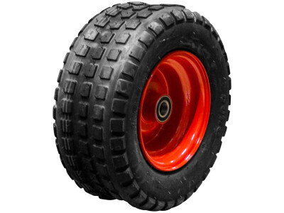 Luchtband + wiel 190-8 HF-400 8PR 5.50Bx8H2 ET0 kogellager NL100 A3 staal rood