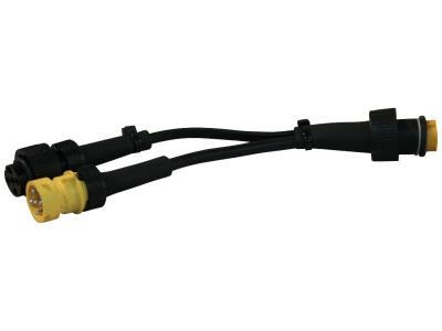 Adapterkabel voor standaard 5p bajonet kabel, 2 x 5p bajonet + aftakking voor mist-, achteruitrijlamp 2x10cm